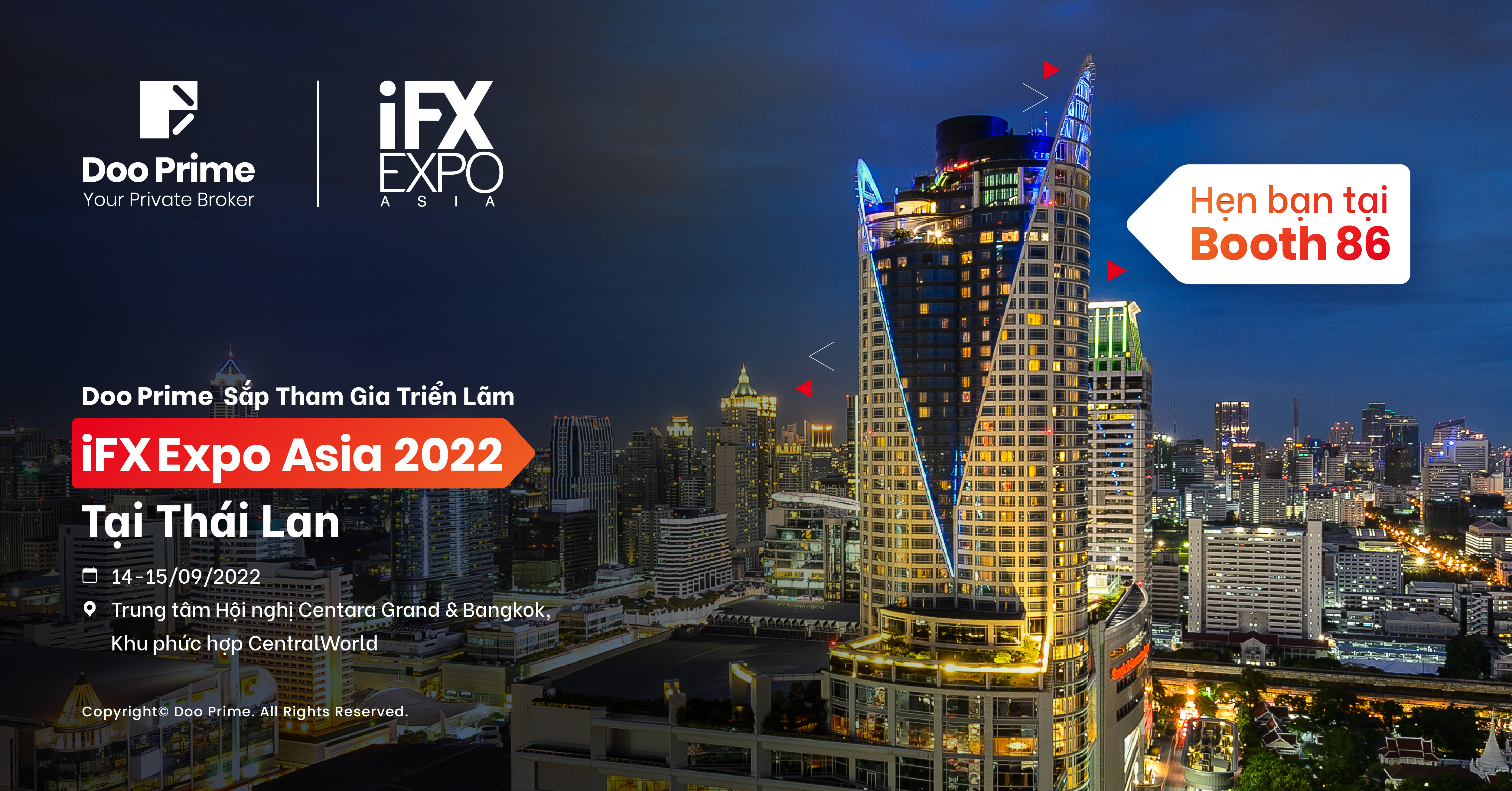 Triển Lãm iFX Expo Asia 2022 Tại Thái Lan Doo Prime 1